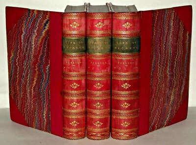 The Life Of Charles Dickens, John Forster, 3 Volume Set, 1872/1873/1874 10th Ed - Image 1 of 4