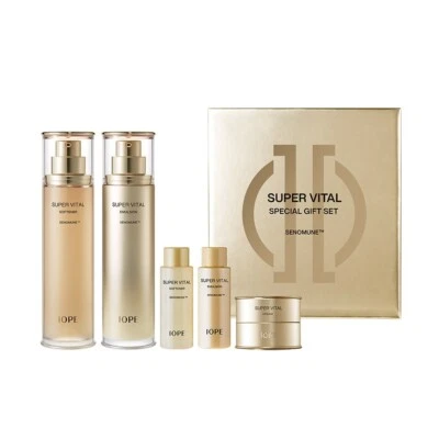 IOPE NUEVO 6ª Generación Super Vital Set de Regalo Suavizante Emulsión K-Beauty Foto 1 de 3