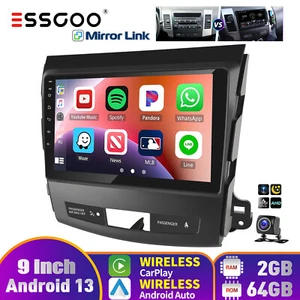 Für Mitsubishi Outlander II 2006-2012 Android 13 Autoradio GPS Carplay WiFi KAM - Bild 1 von 14