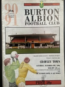 Burton Albion v Crawley Town(Beazer Homes League 90/1) 6/10/90 - Picture 1 of 3