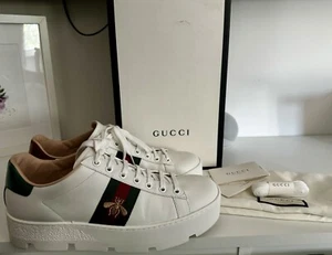 Gucci Ace mit Plateau Gr. 40,5 *neuwertig* NP 795 € - Bild 1 von 15