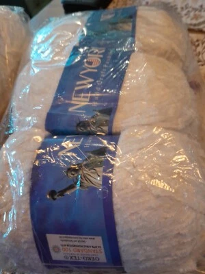 JOBLOT 3 x 100g BALLS Twisted Chunky Soft 🍋 Cream Yarn wholesale 💖301 Joblot - Image 1 of 3