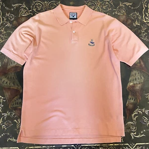 Faconnable Orange Polo Shirt Classique French Designer Business Casual Size L - Picture 1 of 8