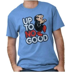Gargamel Up to No Good Smurfs Villain Funny Womens or Mens Crewneck T Shirt Tee - Picture 1 of 9