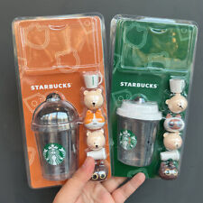New 2022 Starbucks China Random Cute Pet Head Ornament Bag Decorations Keychain