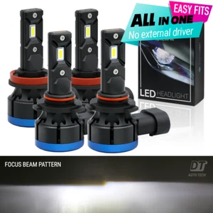 Syneticusa 9005 H11 LED Headlight Combo Kit CSP Light Bulb Hi Low Beam - Picture 1 of 8