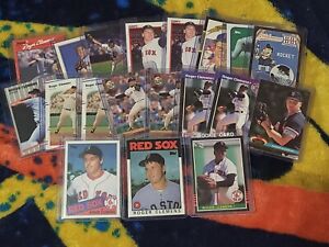 Roger Clemens Baseball Card Lot Of 19 NM/MT Red Sox Blue Jays 