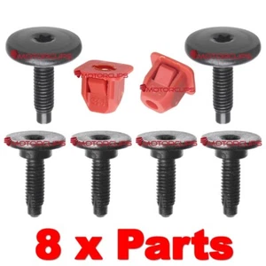 Front Bumper Clips Grommets Bolts for some Alfa Romeo 159 and 939 2005-2008 x 8 - Picture 1 of 12