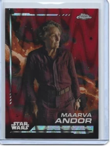 2024 Topps Chrome Star Wars #13 Maarva Andor RED RAYWAVE REFRACTOR j-2 - Picture 1 of 1