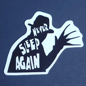 Horror Movie Black and White Gothic Laptop Sticker - 2 Inch -  #49 - Freddy - Picture 1 of 2
