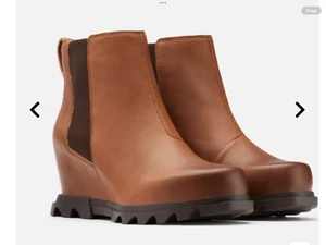 Botas para mujer Sorel Juana de Arctic Wedge III Chelsea marrón avellana talla 8 con EE. UU. - Imagen 1 de 5