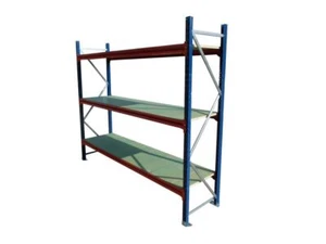 Weitspannregal Typ 40/60/80/100 neu - Grund & Anbauregale mit 3 Ebenen - Bild 1 von 2