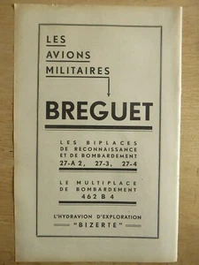 4/1938 PUB AVIONS MILITAIRES BREGUET HYDRAVION BIZERTE BIPLACE MULTIPLACE AD - Foto 1 di 1