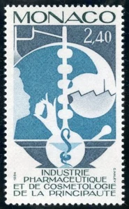STAMP / TIMBRE DE MONACO N° 1450 ** INDUSTRIE PHARMACEUTIQUE ET COSMETIQUE - Photo 1/1