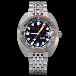 SEESTERN SUB300T, Blue Goldstone, NH35, Sapphire, Lume, 200m Diver, Diving, BNIB - Picture 1 of 16