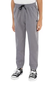 New $40.00 HURLEY Boys Jogger Gray Pants, Super Stretch, Tapered - Size: 10/12 - Picture 1 of 1