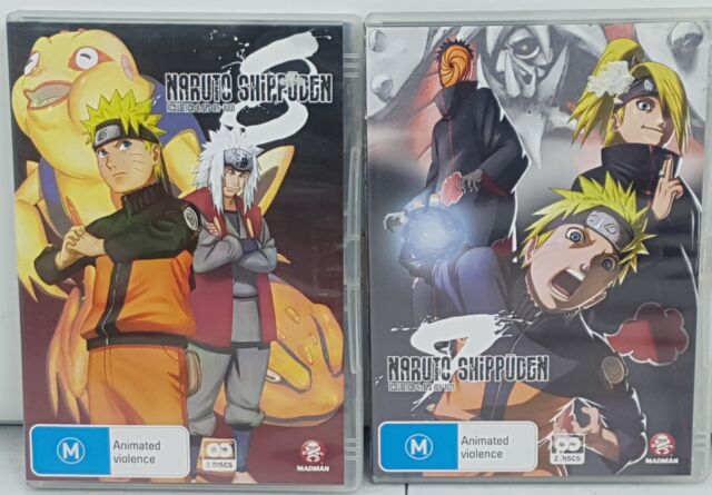 Naruto Shippuden Episodes 398-448 English Dubbed / Japanese Seasons 19-20  DVD