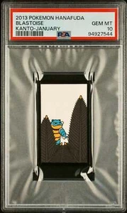 PSA 10 - Blastoise 2013 Hanafuda Kanto January - Pokemon - Picture 1 of 5
