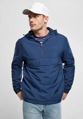 Chaqueta Urban Classics Para Hombre Chaqueta Ligera Básica Tallas Grandes Azul Marino Foto 1 de 4