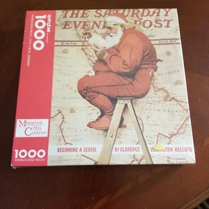 1990 Springbok - "Mapping His Course" (Rockwell) -New/Sealed - Picture 1 of 1