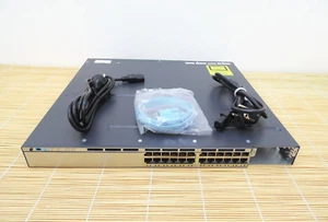 Cisco Catalyst WS-C3750X-24T-S Stackable 24x Port GIGABIT Switch Dual PWR - Bild 1 von 1