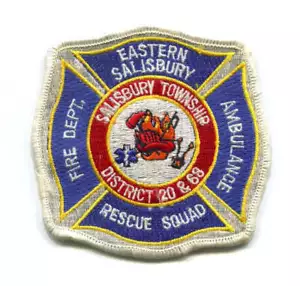 Eastern Salisbury Fire Department District 20 and 68 Patch Pennsylvania PA - Picture 1 of 1