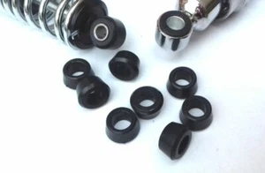 Set 8 Rubber Silentblock -conicos- Shocks Betor , Telesco,Marzocchi,Etc - Picture 1 of 2