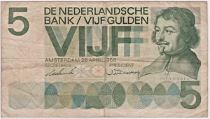 Mazuma *F2108 Netherland 1973 5 Gulden 3RJ002324 AVF - Picture 1 of 2