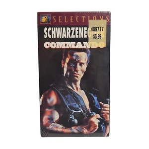 Commando VHS Tape Sealed 20th Century Fox Selections 1998 Watermarks - Foto 1 di 6