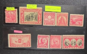 Lot of 2 Cent Reds, 643, 649, 651, 654, 657, 681, 689, 690, & 703. MNH & MLH Mix - Picture 1 of 2