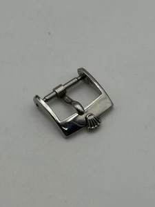 rolex fibbia buckle vintage steel 14mm - Picture 1 of 5