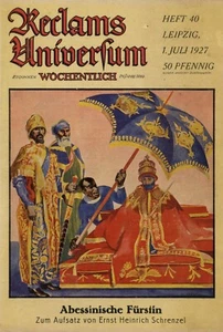 Abyssinian Princess 1927 art print by K. Strath Ethiopia Abyssinia - Picture 1 of 1