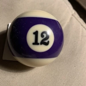 # 12 Purple Stripe Single Individual Pool Ball Billiard 2 1/4” Replacement - Picture 1 of 1