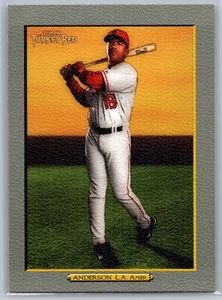 2005 TOPPS TURKEY RED BASEBALL 200 GARRET ANDERSON ANGELS - Picture 1 of 2