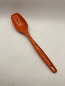 "Cuchara para servir de plástico de nailon naranja Foley vintage utensilio de cocina EE. UU. 11""" - Imagen 1 de 13