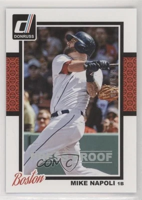 2014 Panini Donruss Press Proof Silver /199 Mike Napoli #80 - Image 1 of 2