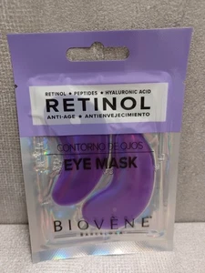 Biovene Retinol Anti-Aging Eye Mask 1 Pair Of Undereye Patches Brand New - Picture 1 of 1
