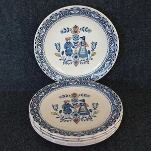 Johnson Brothers Herzen und Blumen 8 in Salatteller 6er Set England **LESEN - Bild 1 von 24