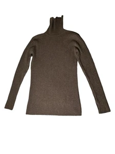 Vintage Charter Club 100 % Kaschmir Strickpullover Damen Größe Small braun Langarm - Bild 1 von 9