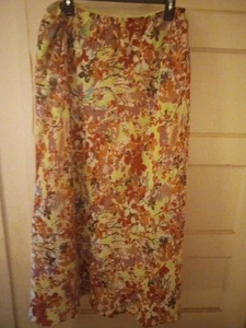 Lane Bryant Size 14/16 Long Silky Lined Skirt - Picture 1 of 6