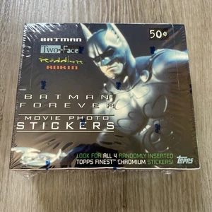 Vintage 1995 Batman Forever Film Foto Sticker Box versiegelt Topps 36 Packungen USA - Bild 1 von 6