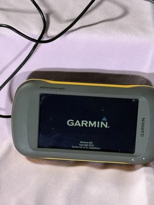 Garmin Montana 600 Handheld GPS Navigator Bundle with Charger, Tested Working - Image 1 of 4