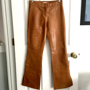 Cache Damen Gr. 0 Erdnussbutter goldbraun LEDERHOSE - Bild 1 von 17