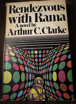 Rendezvous With Rama by Arthur C. Clarke (HCDJ, Vintage 1973, Book Club Ed) - Image 1 of 4