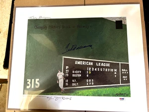 Ted Williams autographed Lithograph "Teddy Ballgame" PSA/DNA COA K23754 - Picture 1 of 9