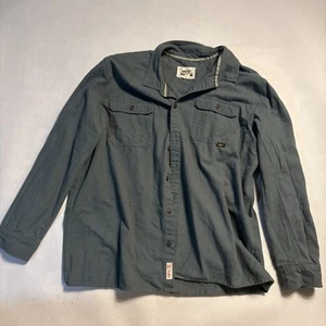 Duxbak Shirt Mens Size XXL Canvas Fishing Hunting Green - Picture 1 of 6