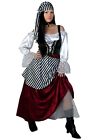 Women&#39;s Deluxe Pirate Wench Caribbean Costume SIZE L (Used w/ defect)