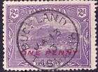 Tasmania 1913 1d Pictorial Buckland CDS Type 1 Rated 3UC