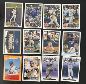 500 MLB Karten Lot Milw. Brauer mit RC, Sockel, Einsätze 80er Jahre bis aktuell, Stars HOF - Bild 1 von 13