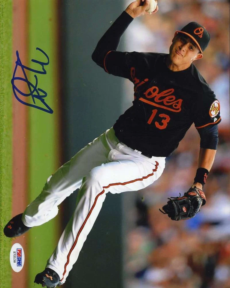 Manny Machado Psa Dna Coa Autographed 8x10 Hand Signed Photo Authentic - Image 1 of 1